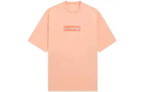 Li Ning Sports Fashion Collection T Shirt Unisex Bright Lotus Orange