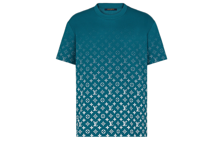 LOUIS VUITTON T Shirt Men's Mountain Hollow Green