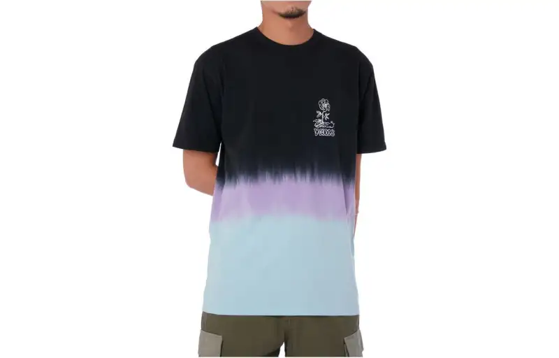 Vans T Shirts Men's Black Crew Neck Moderate Straight Fit