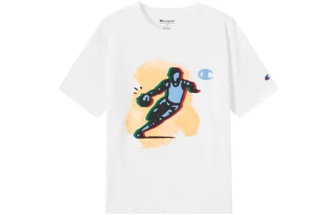 Champion T-Shirts Unisex Crew Neck Moderate Straight Fit