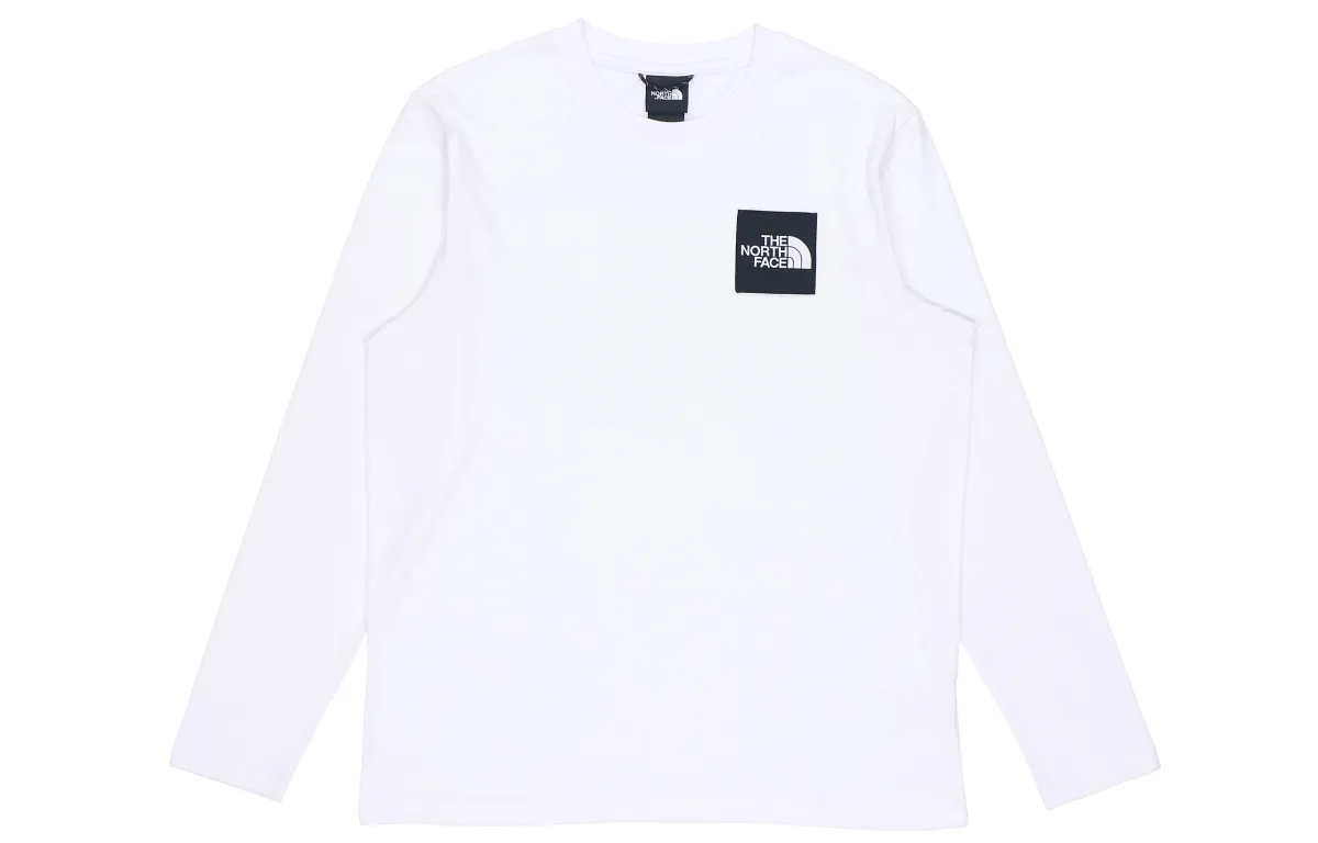 THE NORTH FACE T-Shirts Men's White Crew Neck Moderate Straight Fit
