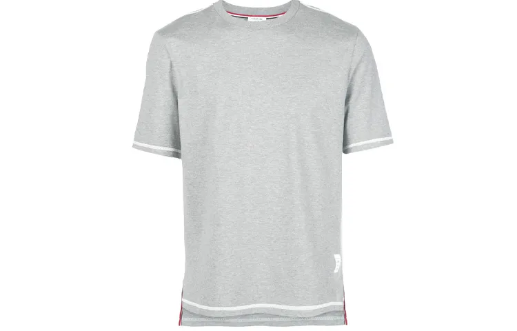 THOM BROWNE T Shirts Men's Crew Neck Moderate Straight Fit