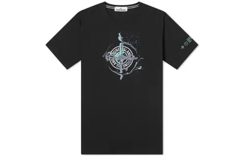 STONE ISLAND SS21 T Shirt Men's Black