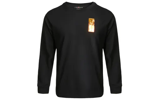 Jordan Set in Sleeve T Shirt Men's Black