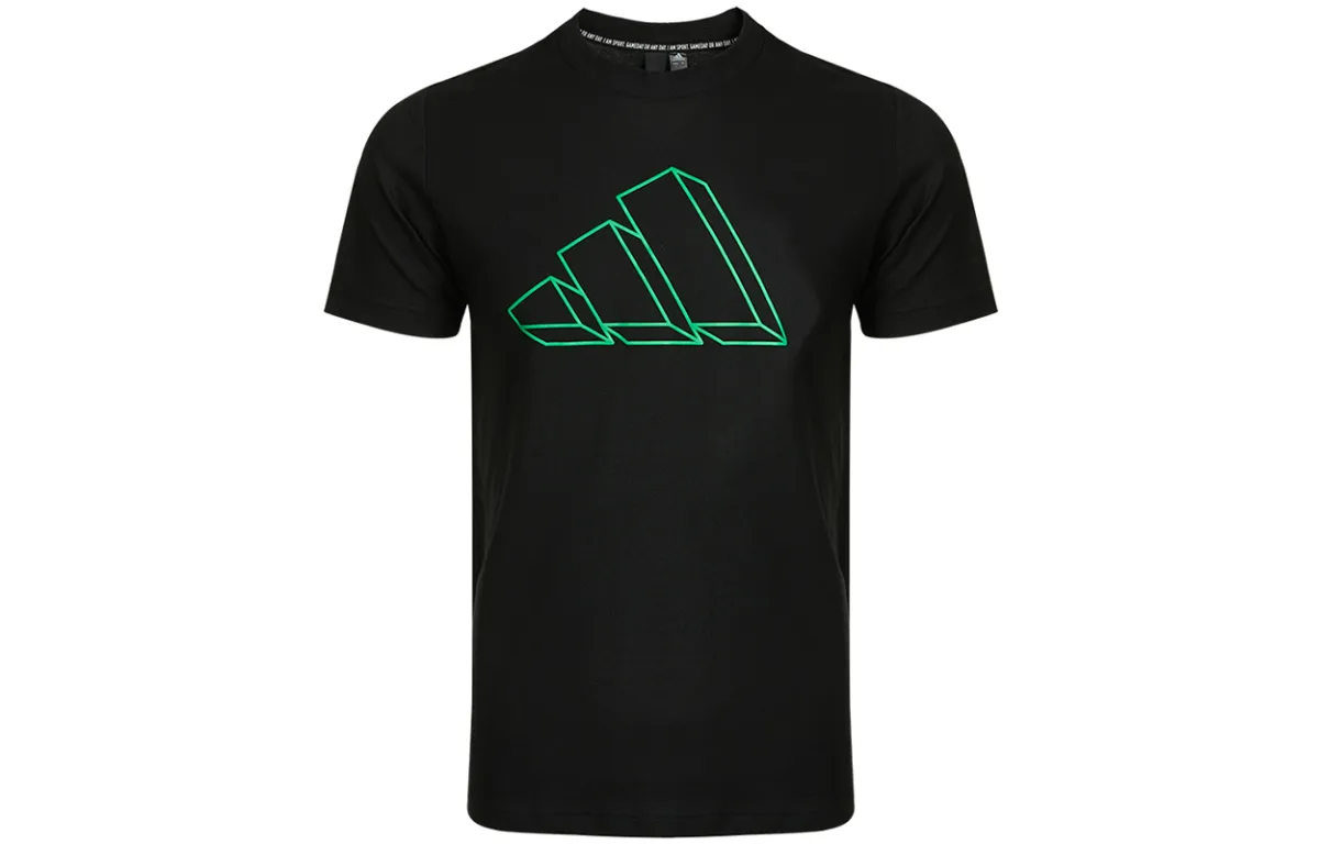 Adidas T-Shirts Men's Crew Neck Moderate Straight Fit