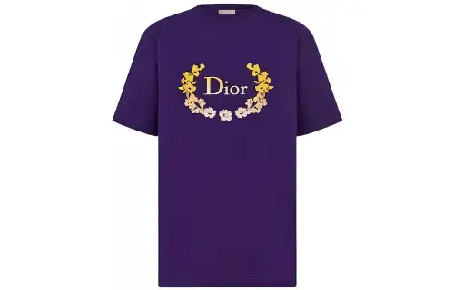 DIOR SS23 T Shirt Unisex Purple