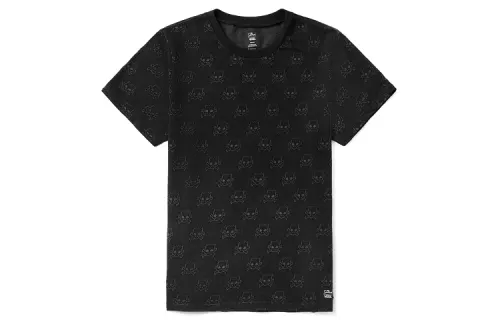 Vans X The Simpsons The Simpsons T Shirts Men's Black Crew Neck Moderate Straight Fit