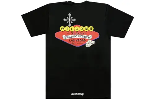 Chrome Hearts scroll-logo pocket T-shirt