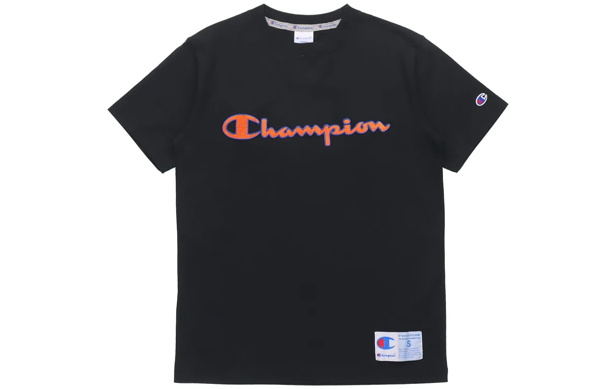 Champion T Shirt Japan Version Unisex Black