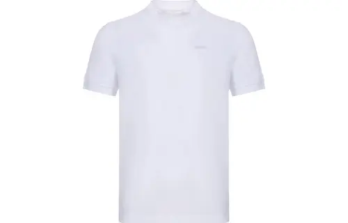 PRADA T Shirts Men's White Crew Neck Moderate Straight Fit