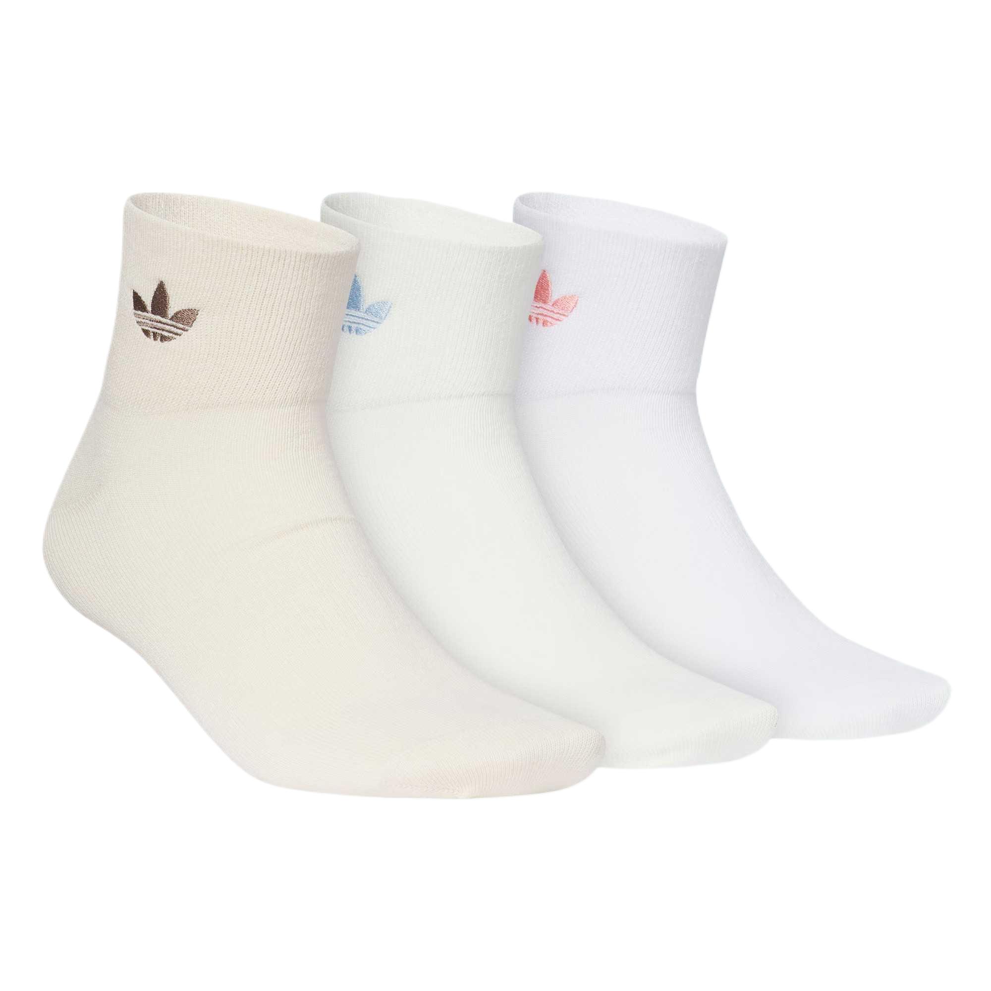 Adidas Originals ORI ANK SOCK 3P Ankle Socks Unisex 3 Pack White/Cloud White/Wonder White
