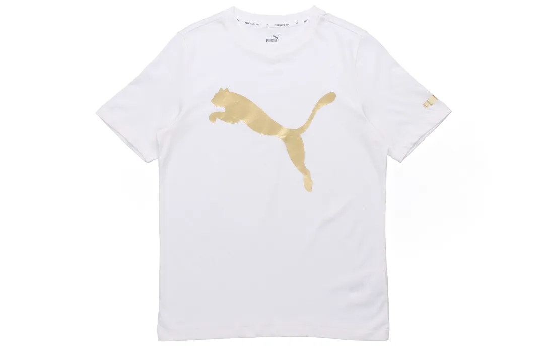 PUMA Set-in Sleeve T-Shirt Men's White