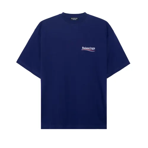 Balenciaga Political Campaign Oversized T-Shirt Dark Blue/Multi