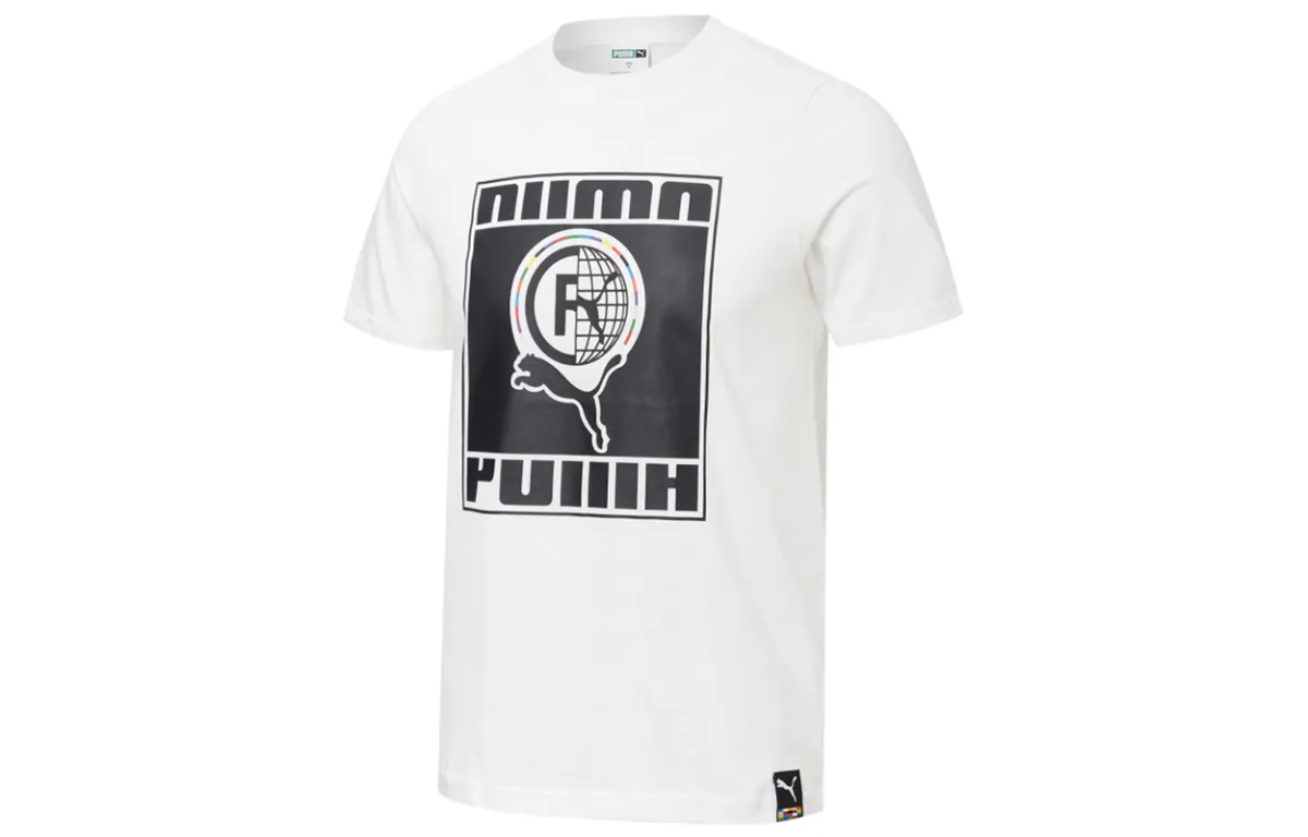 PUMA Set in Sleeve T Shirt Men's White