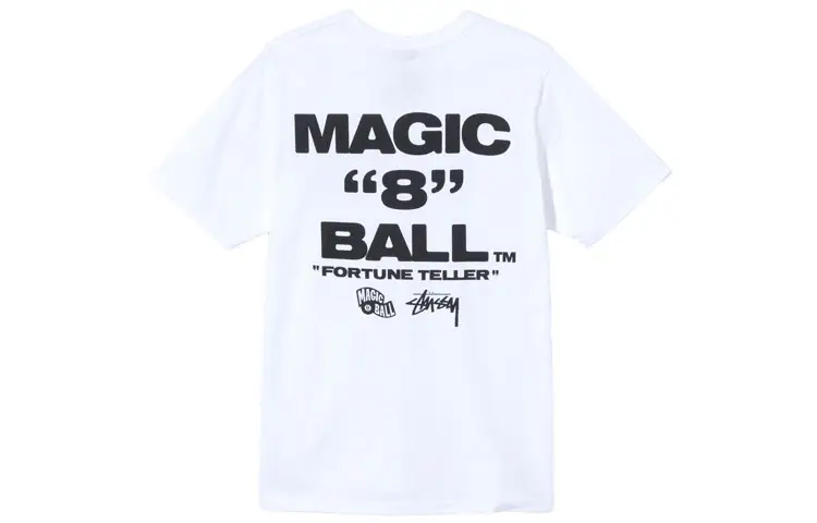 Stussy X Mattel Magic 8 Ball T shirt