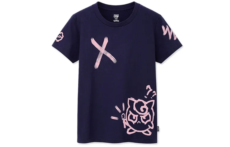 UNIQLO x POKEMON/, T Shirt Women's Navy Blue