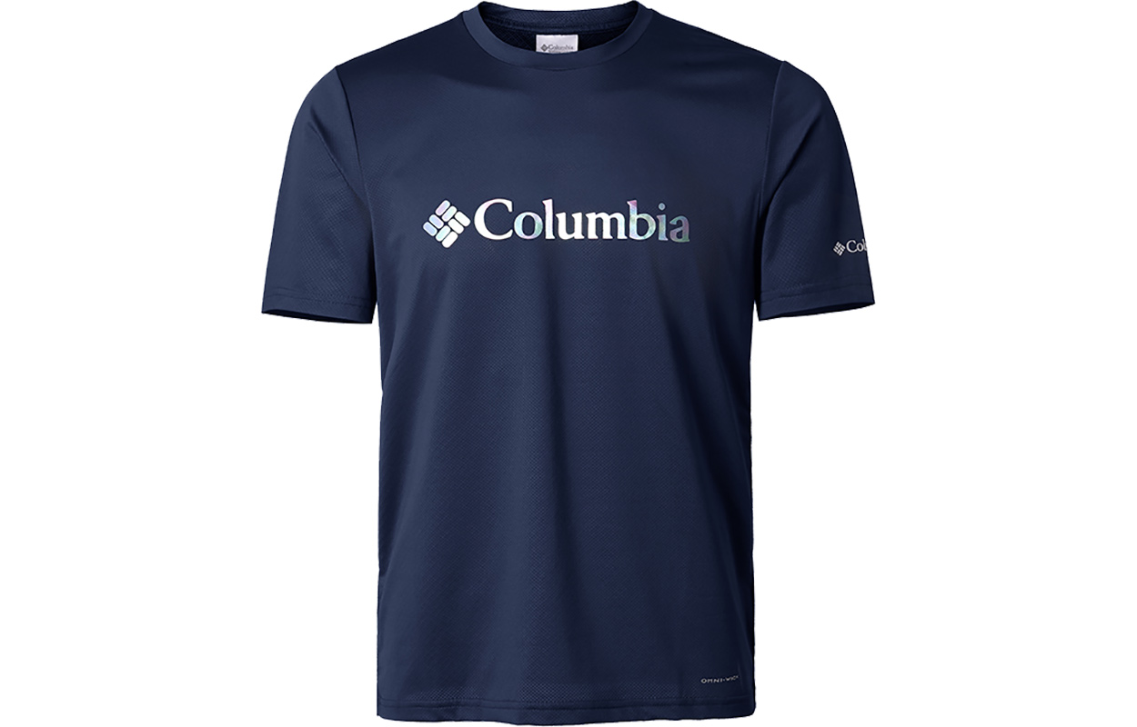 Columbia Quick Dry T Shirts Men’s Navy Blue