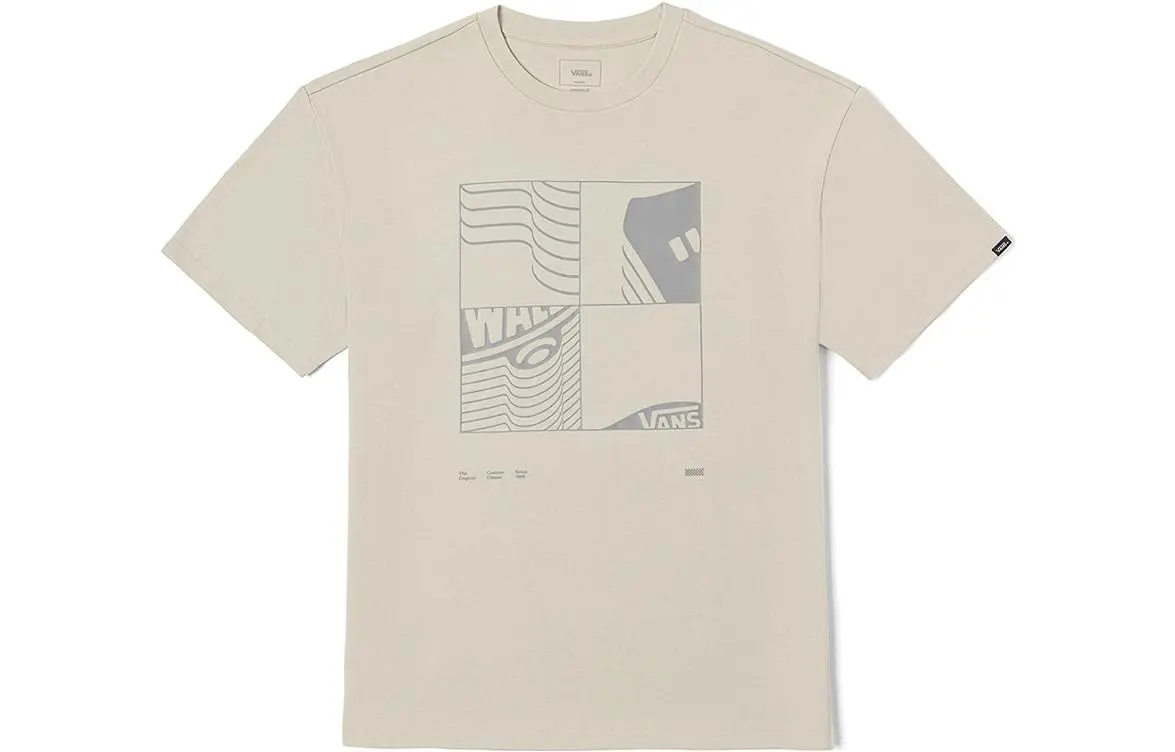 Vans T-Shirts Unisex Oat Crew Neck Moderate Straight Fit