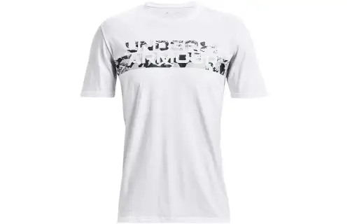 Under Armour Camo Chest T Shirt Men's White