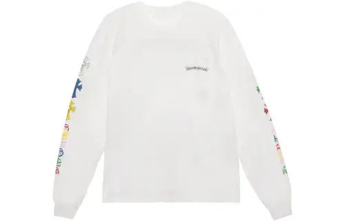 Chrome Hearts T Shirts Unisex White Crew Neck Moderate Straight Fit