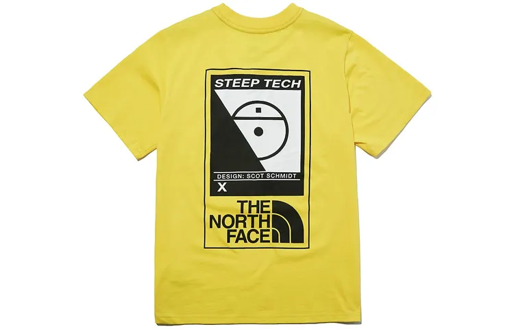 THE NORTH FACE T Shirt Unisex Yellow