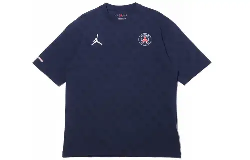 Jordan T Shirt Paris Saint Germain Men's Navy Blue