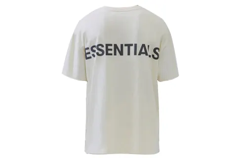 Fear Of God Essentials FW19 T Shirt Unisex Ecru