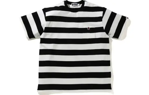 A BATHING APE T Shirts Men's Crew Neck Moderate Straight Fit