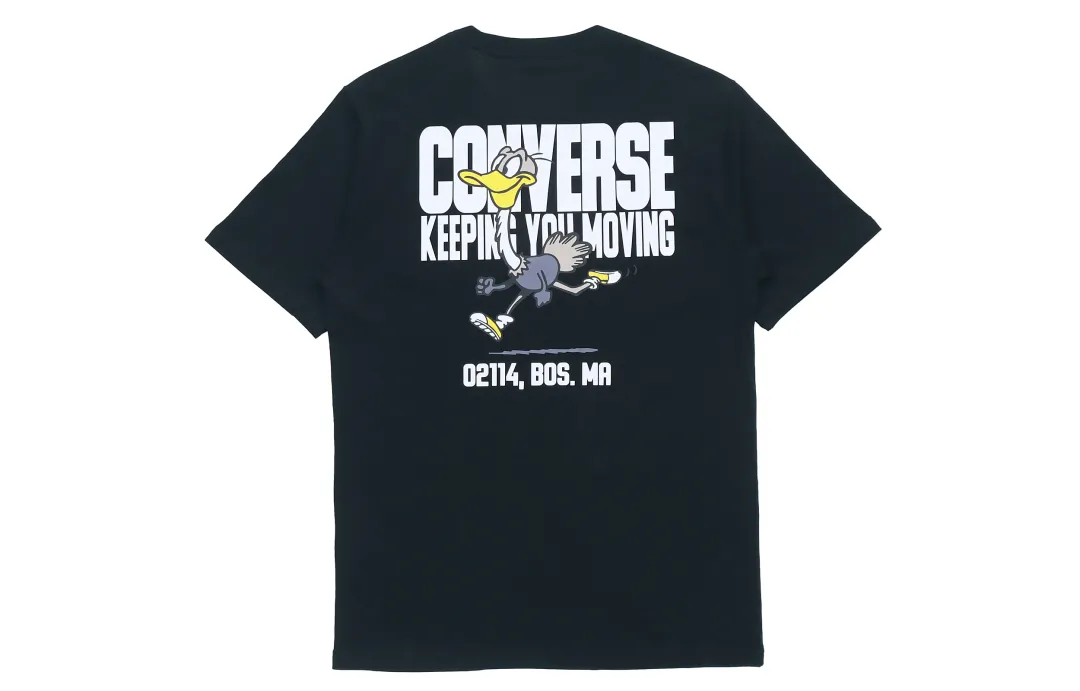 Converse Set-in Sleeve T-Shirt Men's Black
