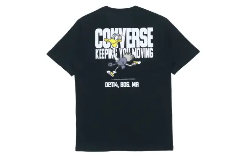 Converse Set-in Sleeve T-Shirt Men's Black