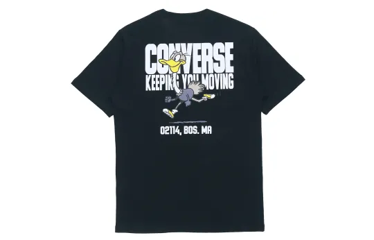 Converse Set-in Sleeve T-Shirt Men's Black