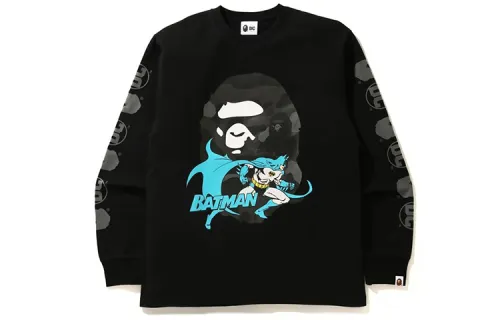 Bape X Dc Batman Long Sleeve Tee