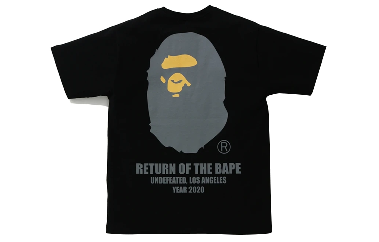 Bape X Undefeated Ape Head Tee