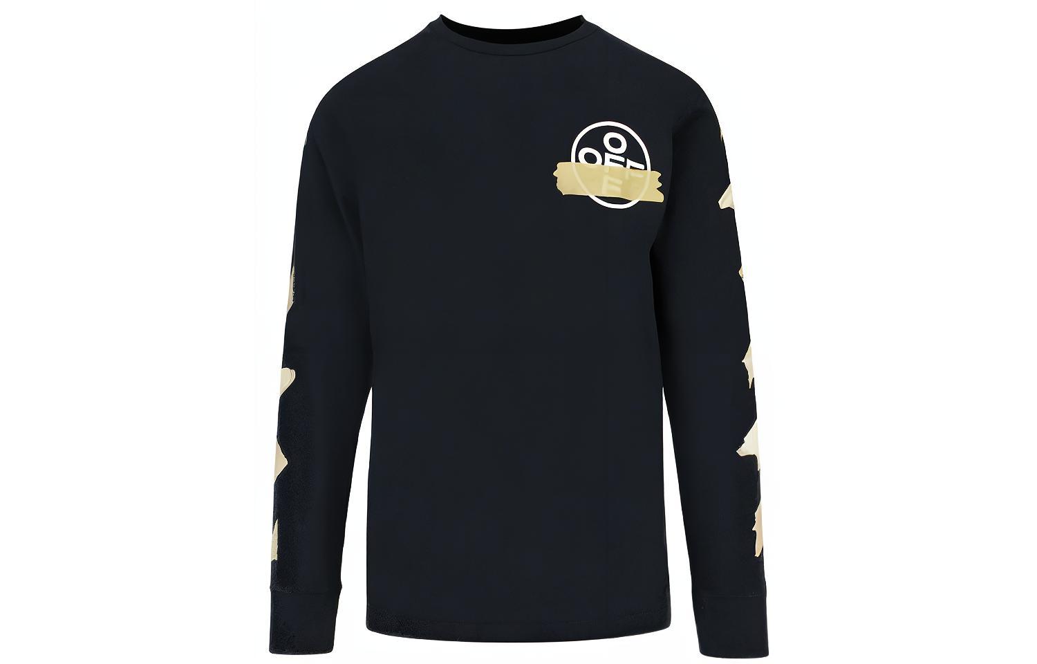 OFF WHITE Tape Arrows Long Sleeve T Shirt 'Black'