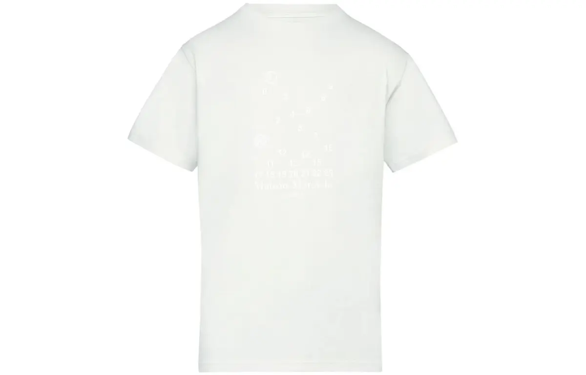 Maison Margiela Logo Printed Jersey T Shirt