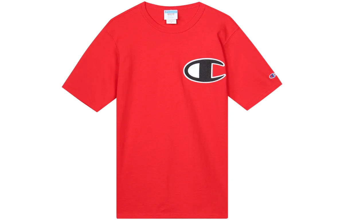 Champion T Shirt US Version Unisex Red