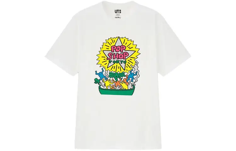 UNIQLO x Keith Haring X Tokyo T Shirt Unisex White