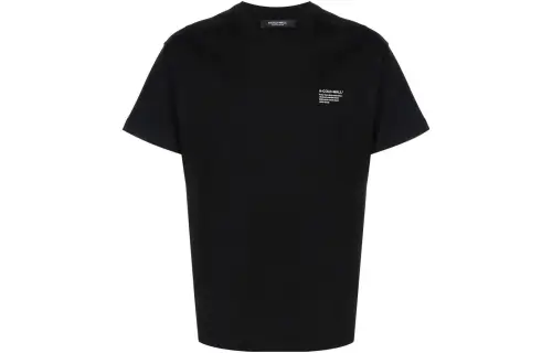 A COLD WALL* T Shirts Men's Black Crew Neck Moderate Straight Fit