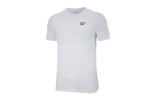 Reebok T Shirts Unisex White Crew Neck Moderate Straight Fit