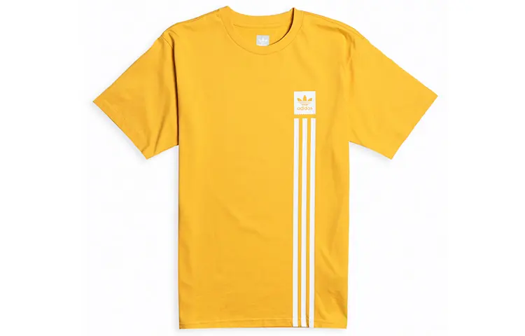 Adidas Originals Amarela T Shirts Men's Crew Neck Moderate Straight Fit