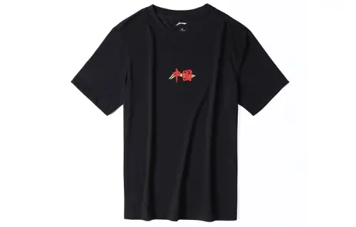Li Ning Sports Life Collection T Shirt Unisex Black