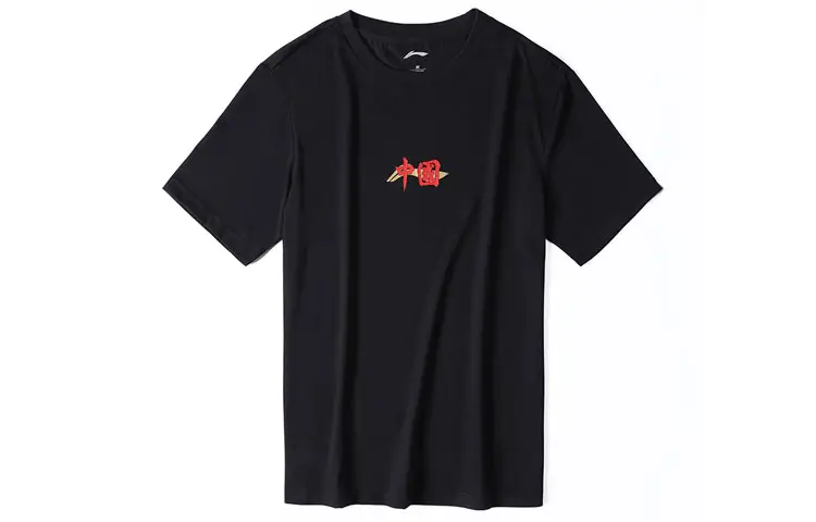 Li Ning Sports Life Collection T Shirt Unisex Black