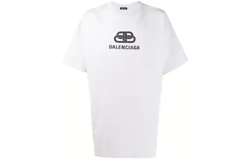 Balenciaga T Shirt, Loose Fit Men's White
