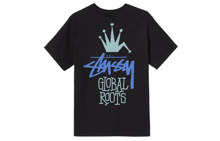 Stussy T-Shirts Unisex Crew Neck Moderate Straight Fit