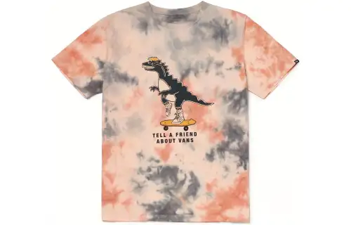 Vans AP TELL A FRD T Shirt Unisex Pink Tie Dye
