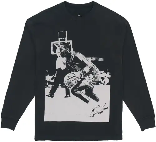 Jordan X Union M J L/S T Shirt Asia Sizing
