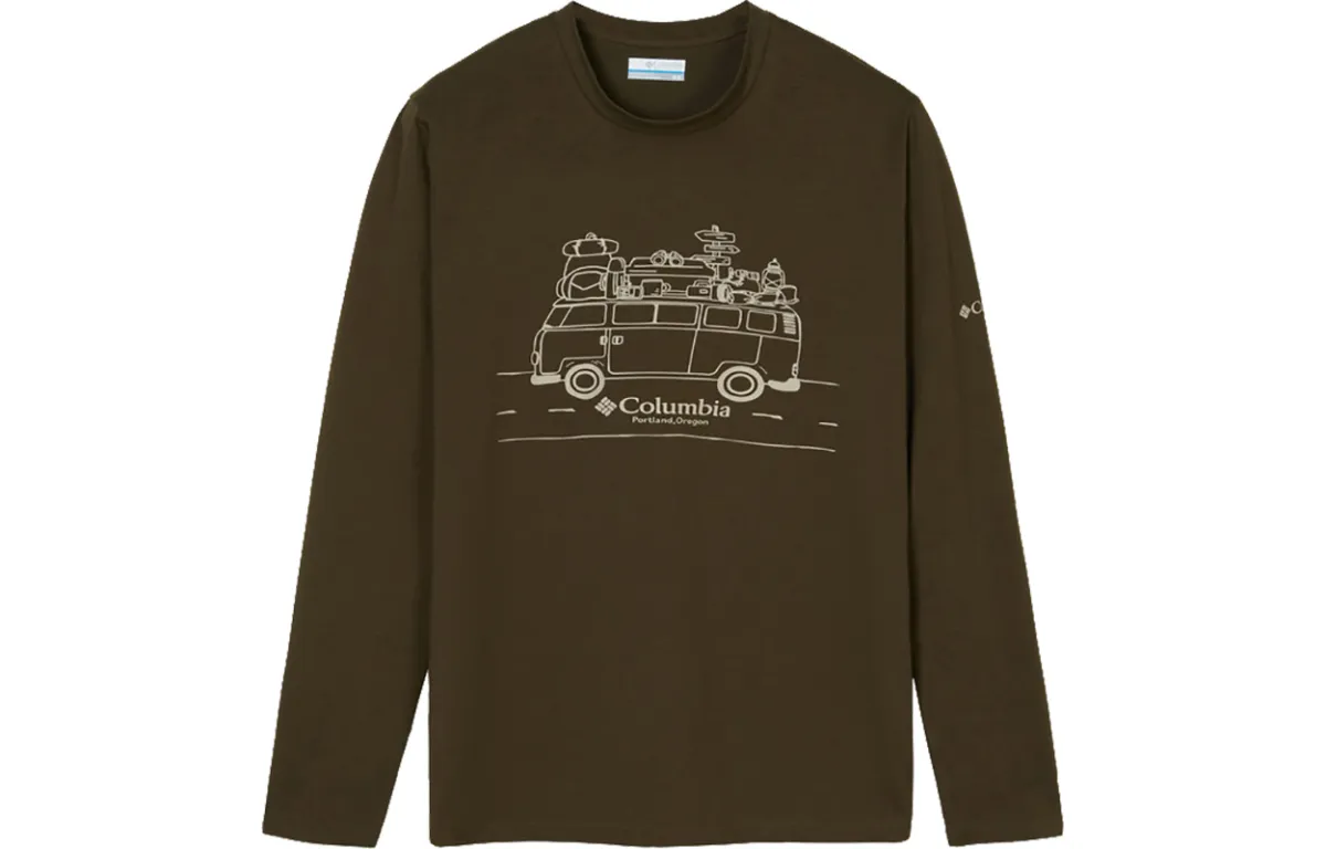 Columbia T Shirt Men's Army Green