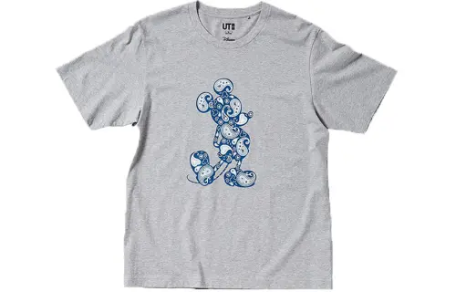 UNIQLO x MICKEY STANDS UT T Shirt Unisex Gray
