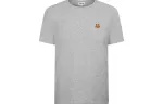 KENZO T Shirts Men's Gray Crew Neck Moderate Straight Fit