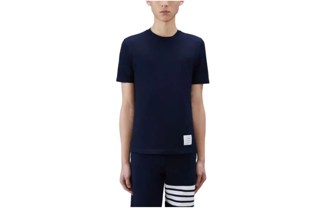 THOM BROWNE Classic Pique 4 Bar T Shirt